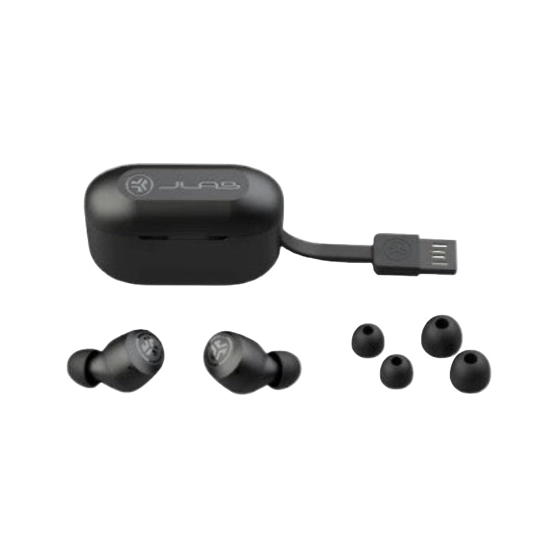 JLAB Go Air Pop True Wireless Earbuds – Black | Lightweight, Powerful & All-Day Performance