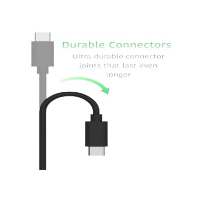 USB-C to USB-C Data/Charge Cable – Fast Charging & High-Speed Sync (Black 1M)